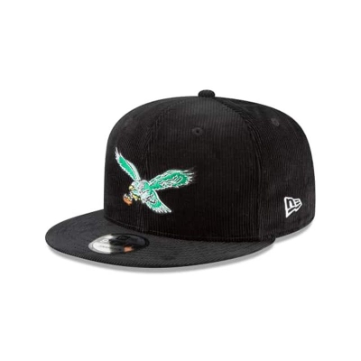 Philadelphia Eagles Gorra | New Era NFL Corduroy 9fifty Snapback Cap Mexico - Negros